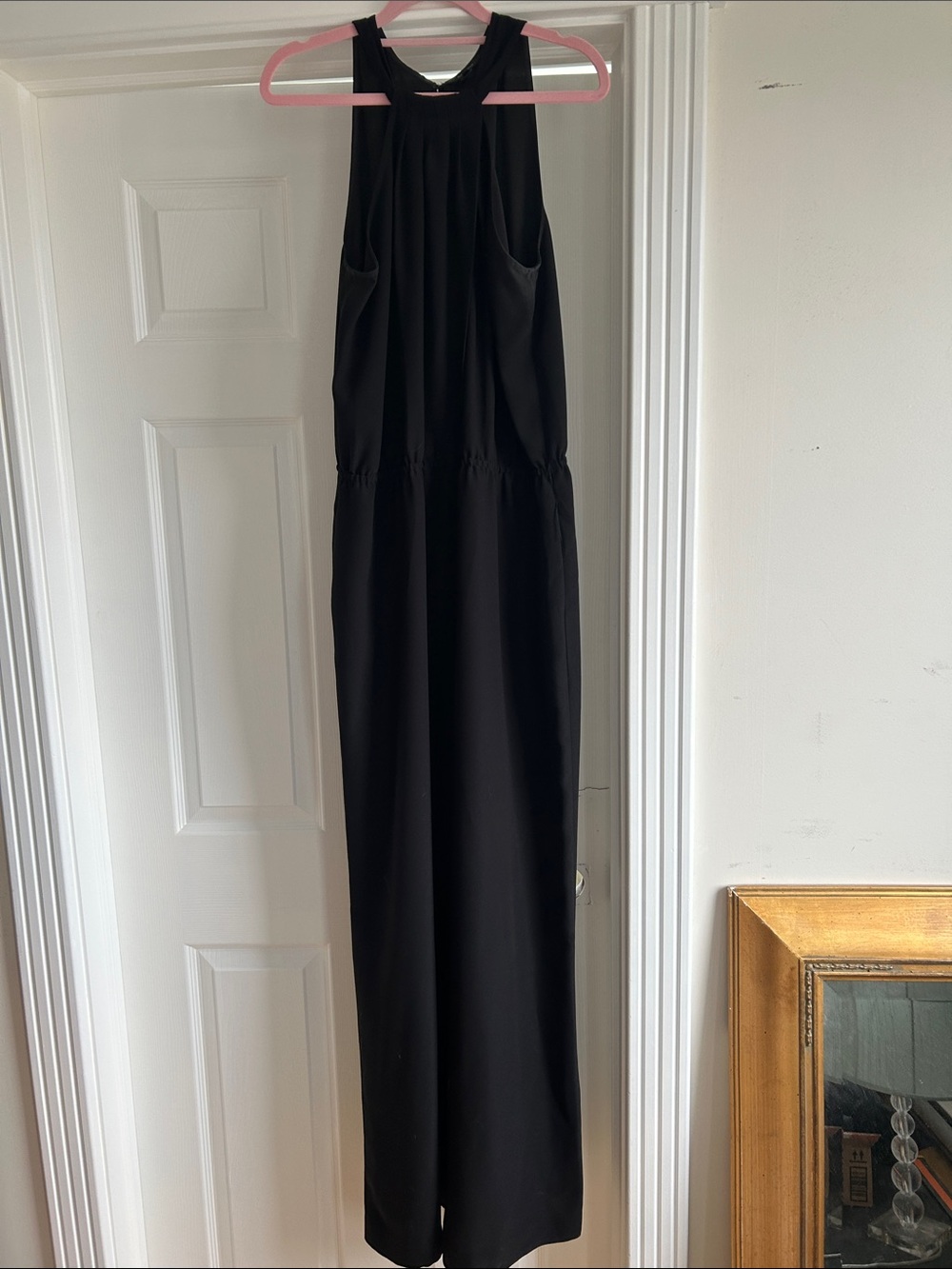 RW&CO. Black Sleeveless Tailored Jumpsuit